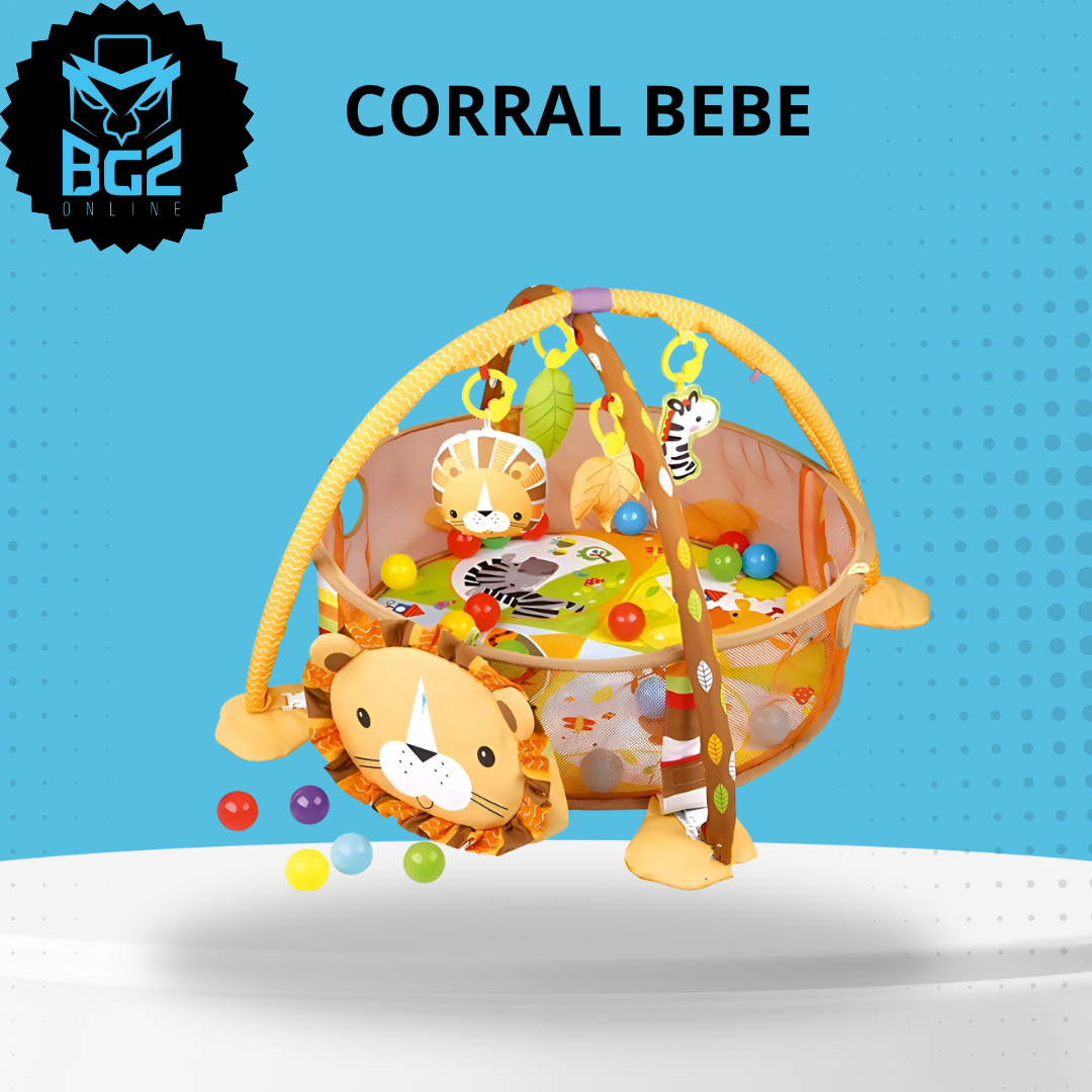 CORRAL PARA BEBE LEON